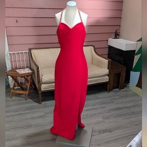 Vintage Y2K Red Pageant Dress